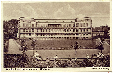 Bergmannsheil Haupthaus 1930er